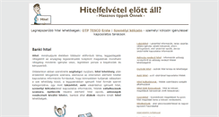 Desktop Screenshot of hitelcsapat.hu